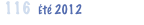 116  Été 2012