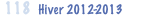 118  Hiver 2012-2013