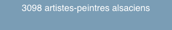 3098 artistes-peintres alsaciens