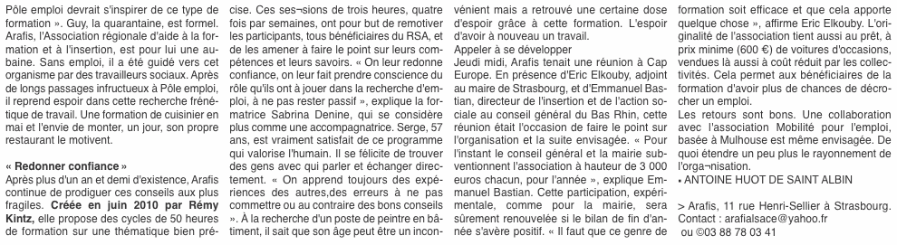 Pôle emploi devrait s'inspirer de ce type de formation ». Guy, 